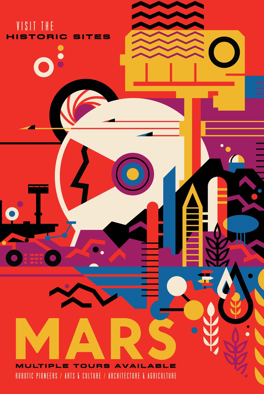 NASA’s “Visions of the Future” poster - Mars